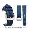 Per Panerai LUMINOR SUBMERSIBLE Cinturino Orologio in Tessuto Tela di Alta Qualità 24mm 26mm PAM00985 984 441 111 Cinturino in Nylon da Uomo Strumenti Gratuiti