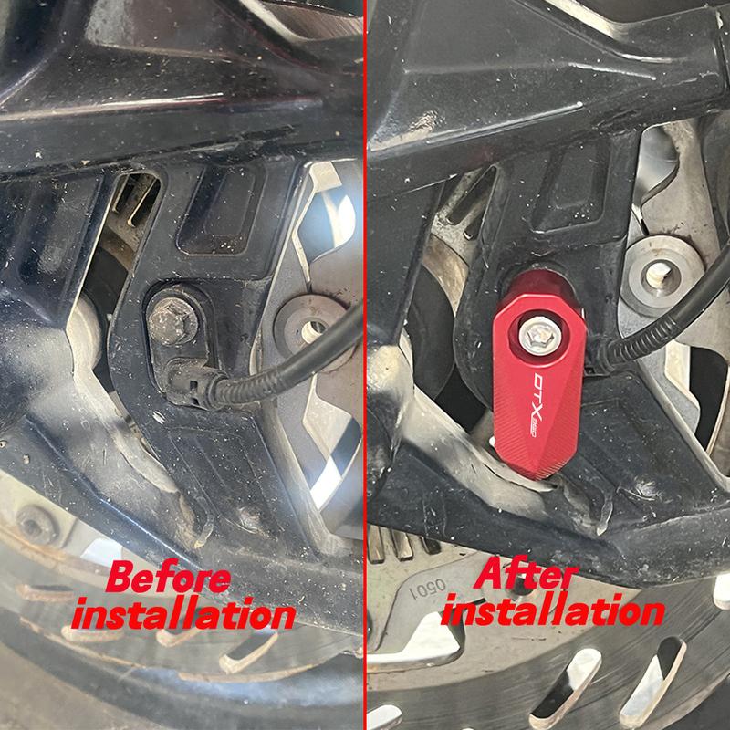 Alloy Trim Motorcycle Front Wheel Abs Sensor Protection Guard For Kymco Dtx360 Dtx 360 Dt X360 2025 2026