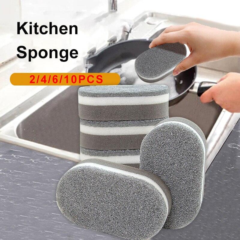 Buy 2/4/6/10pcs Magic Sponge Eraser Cleaner Kitchen Bathroom Cleaning Sponge Descaling Clean Rub
