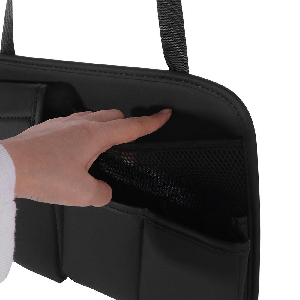 PU Leather Car Back Seat Organizer Household Vehicle Hanging Container  Car Supplies