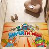 Cute Cartoon Super Zings Floor Mat INS Style Soft Bedroom Floor House Laundry Room Mat Anti-skid Household Carpets
