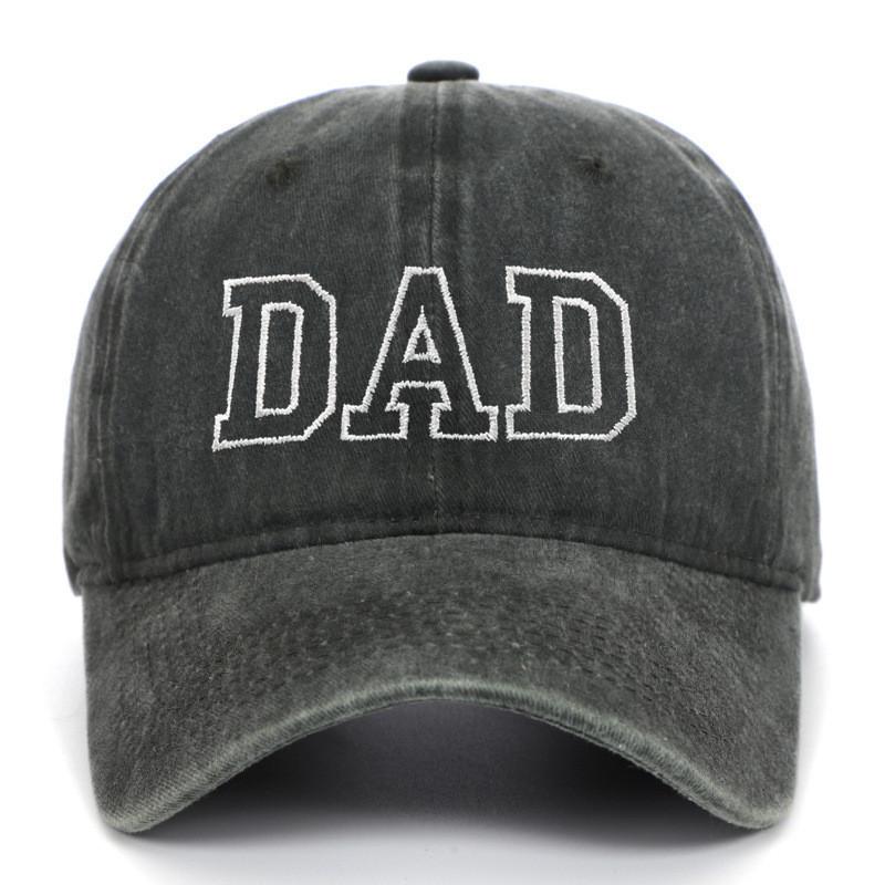 Dad Mom Embroidered Baseball Cap With Cotton Material For Summer Casual Style
