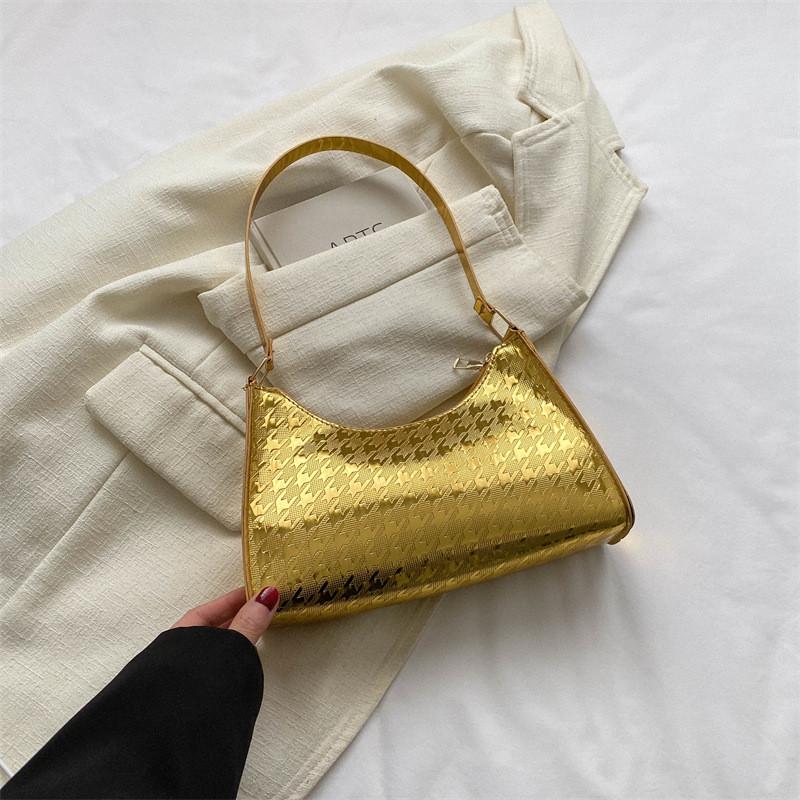 

Стильная летняя лазерная сумка для женщин в черном, золотом, серебряном и цвете фуксии. Идеально подходит для повседневного использования. золотой