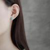 Designer Neue Original Retro Chinesische Intarsien Türkis Quadrat Ohrstecker für Frauen Exquisite Kleine Einfache Damen Schmuck
