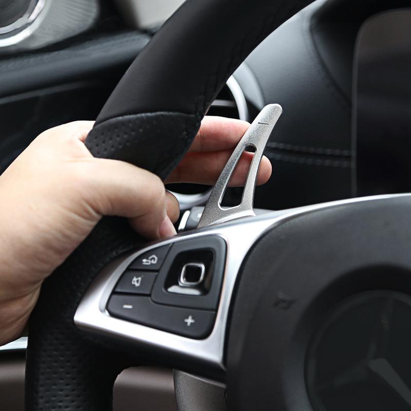 Shift Paddles For Mercedes-Benz E-Class 2016- MB W213 E200 E300 E400 E220d E350e Car Steering Wheel Shifter Paddle Extension