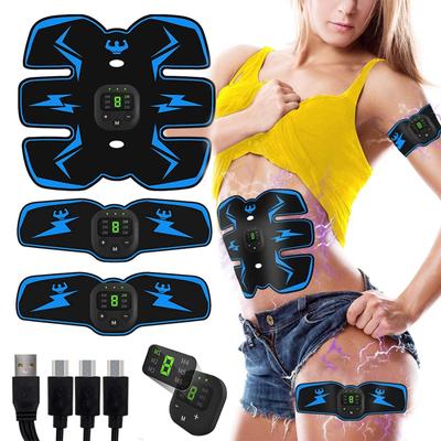 Stimolatore muscolare addominale Trainer EMS Abs Wireless Gamba Braccio Pancia Esercizio Simulatori elettrici Massaggio Press Allenamento Palestra di casa