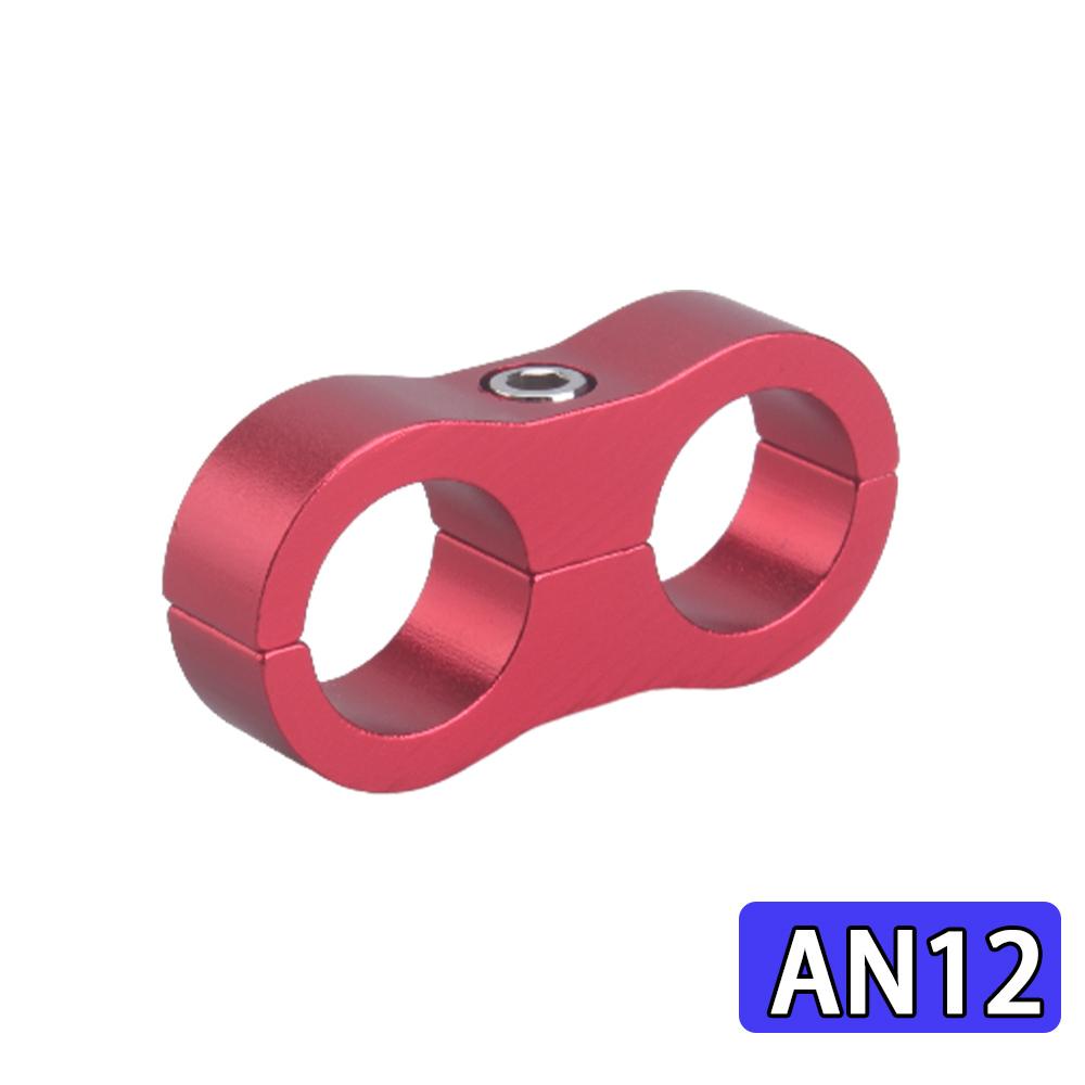 1PC Universal AN4 AN6 AN8 AN10 AN12 Aluminum Oil Fuel Water Hose Tube Separator Divider Clamp Aluminum Line Separator