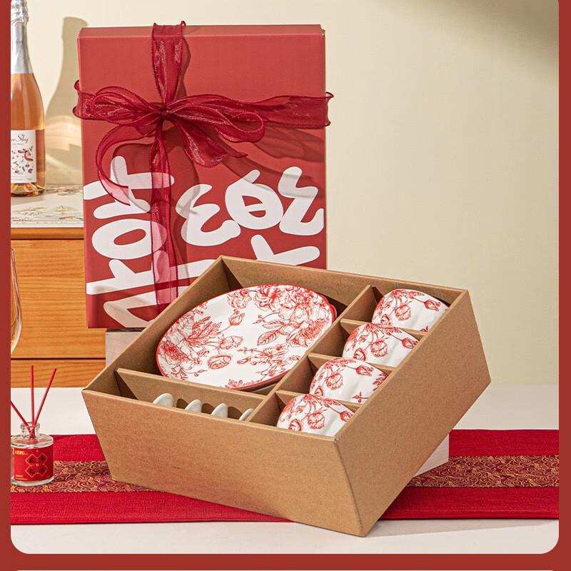 Lujiazui Rose Ceramic Tableware Gift Sets