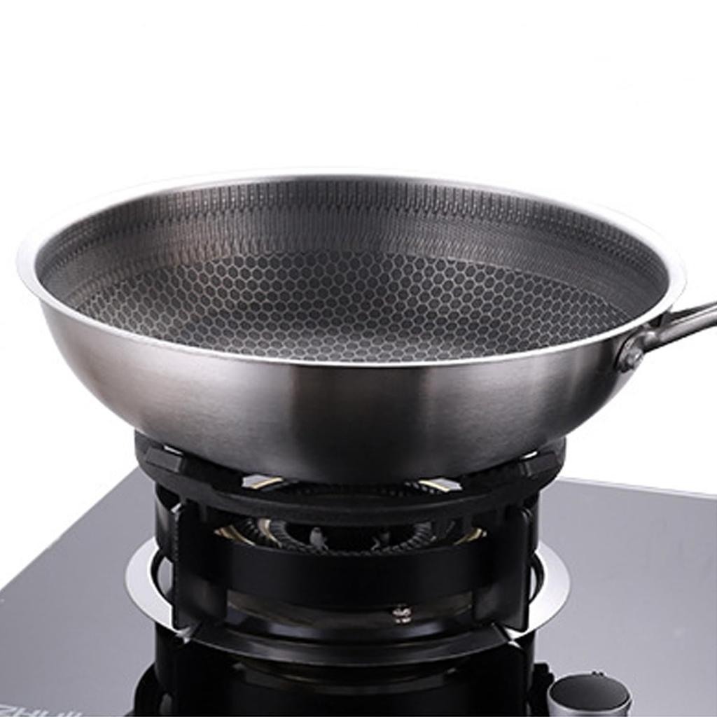 Chinesischer Wok-Untersetzer, Wok-Untersetzer, Wok-Untersetzer-Aufsatz, 4- oder 5-zinkig, NYANDELMO ND-0002-R09