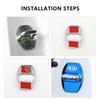 Cqgntp1 4Pcs Car Door Lock Cover Stainless Steel Protection Accessories For Kia GT-Line Sportage Ceed Rio Picanto Sorento Soul Cerato