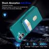For iPhone 17 Pro Magnetic Phone Case Liquid Silicone PC Protective Back Cover Compatible with