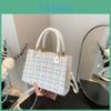 Street Style Fabric Handbag For Women With Inner Pouch And Zipper Closure Perfect For Casual Outings