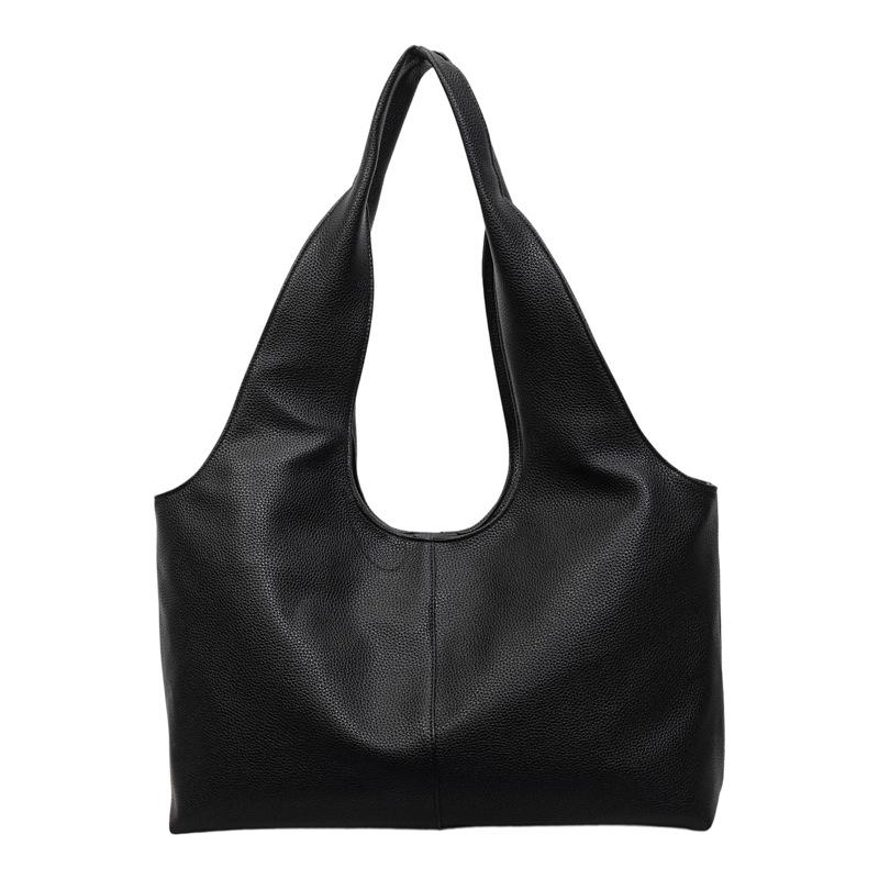 Женская сумка через плечо Большая вместительная сумка чёрный