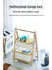 Multi-layer Folding Storage Rack for Bedroom, Living Room, and Bathroom