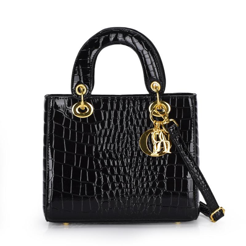 Bag Women's High-quality Crocodile Bag Women's Handbag European and American Versatile Fashion Single Shoulder Oblique Span Bag Women
