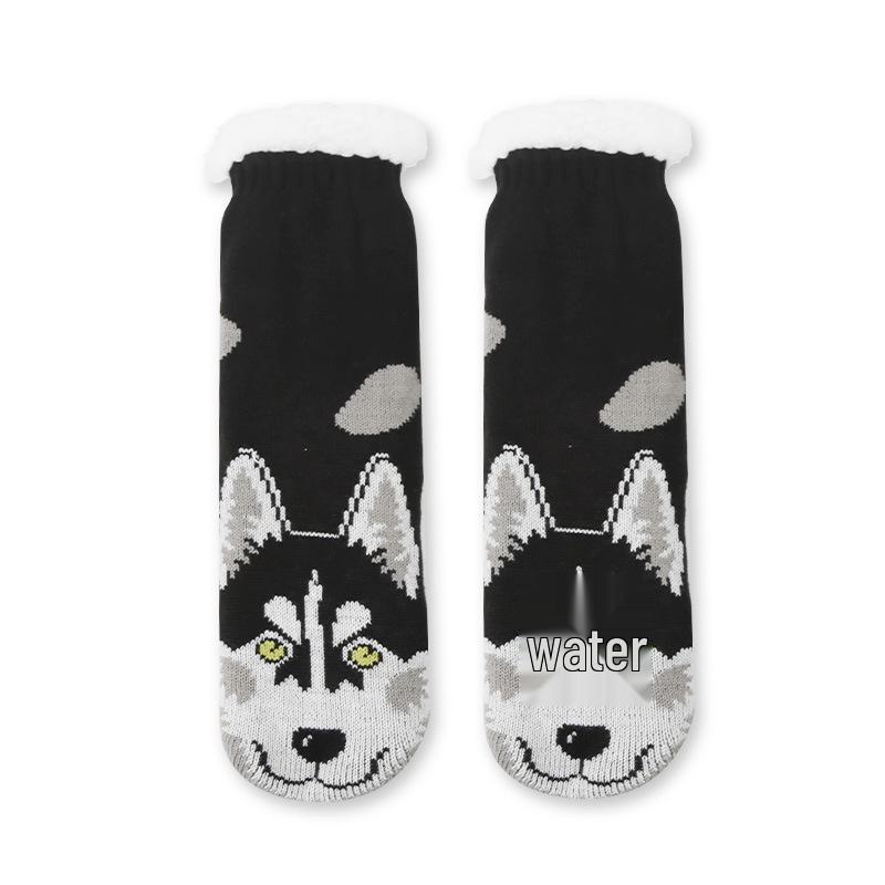 

Women s Fleece-Lined Christmas Floor Socks - Thick, Cozy, Autumn/Winter Snow Sleep Socks One Size (36-42)