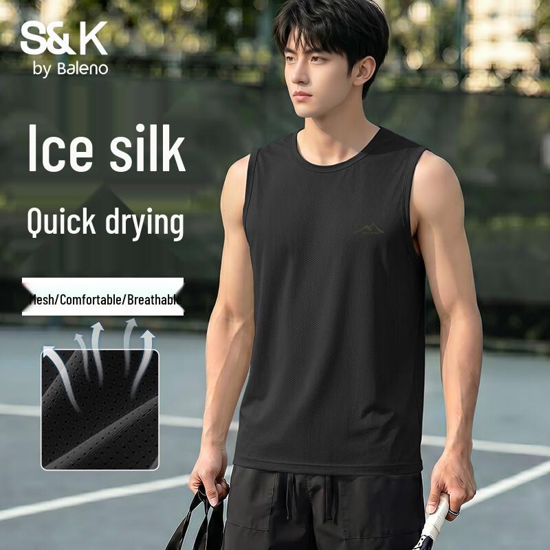 Baleno Men's Ice Silk Mesh Tank Top