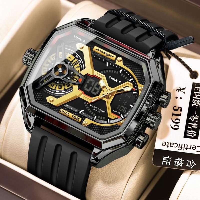 Multifunctional Electronic Watch New Trendy Fashion Men's Watch