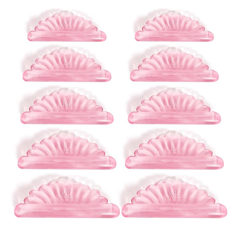 20Pcs Lashlift Pads Shields Self Sticky Lash Lift Rods C-Curl Pad Soft Eyelash Perm Rod Air Bubble Silicone-Light Weight Guard No glue Reusable