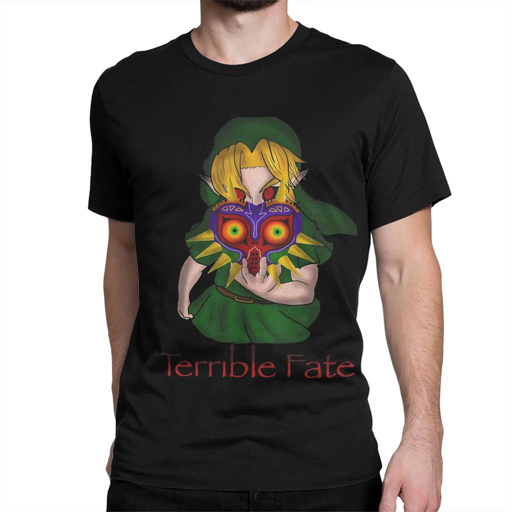 Terrible Fate Majoras Zeldas Legend Tshirt Unisex Unisex Novelty 100 Cotton Tees Crew Neck Short Sleeve T Shirts Adult Tops