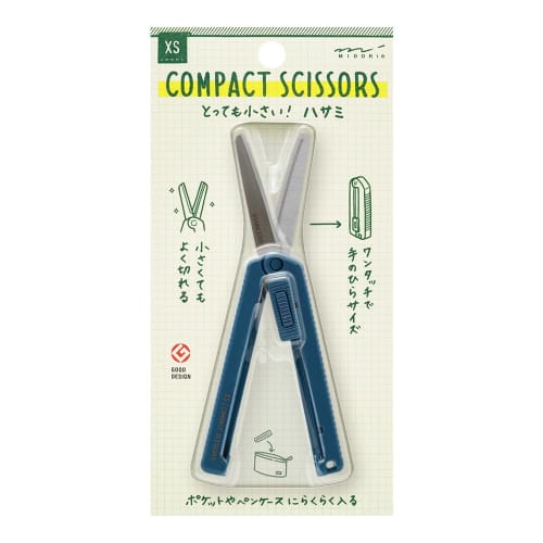 

Midori Compact Scissors, XS, Navy Blue, 35538006