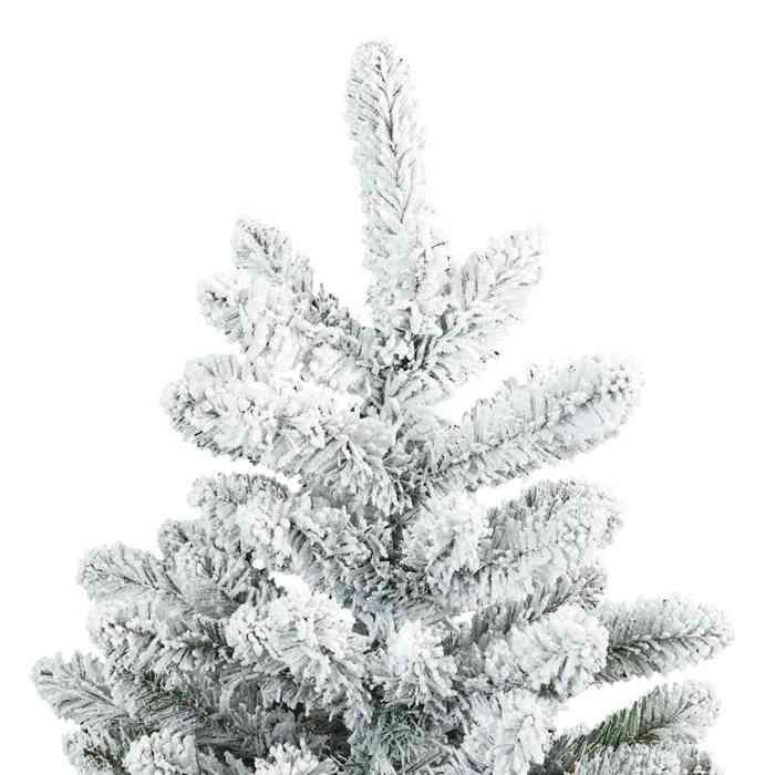 Maison Exclusive - Sapin de Noël artificiel à branches pliantes, duveteux de neige