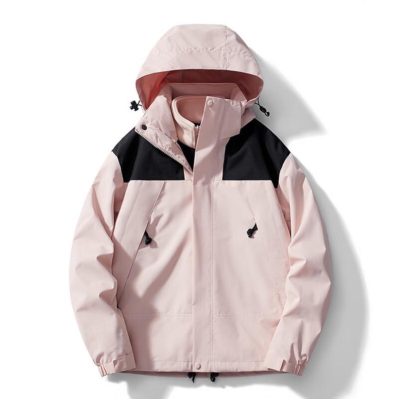 Red Dragonfly Men's Casual Windproof 3-in-1 Mountain Jacket