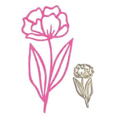 1Set Peony Metal Cutting Dies Handmade Crafts DIY Scrapbooking Embossing Supplies for Children Girl Boys Handmade