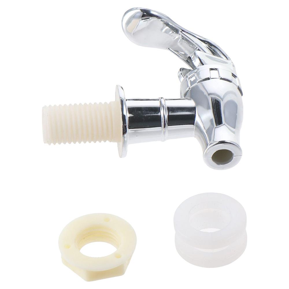 Pacote com 4 Torneiras de Reposição de Grau Alimentício Estilo de Pressão Tampa Anti-Entupimento Alavanca Bico para Servir Garrafa