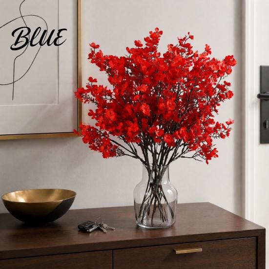 Fall Centerpiece Flowers for Tables Artificial Indoor Outdoor Decor Weatherproof Autumn Floral Decorative Season Arrangements with Flexible