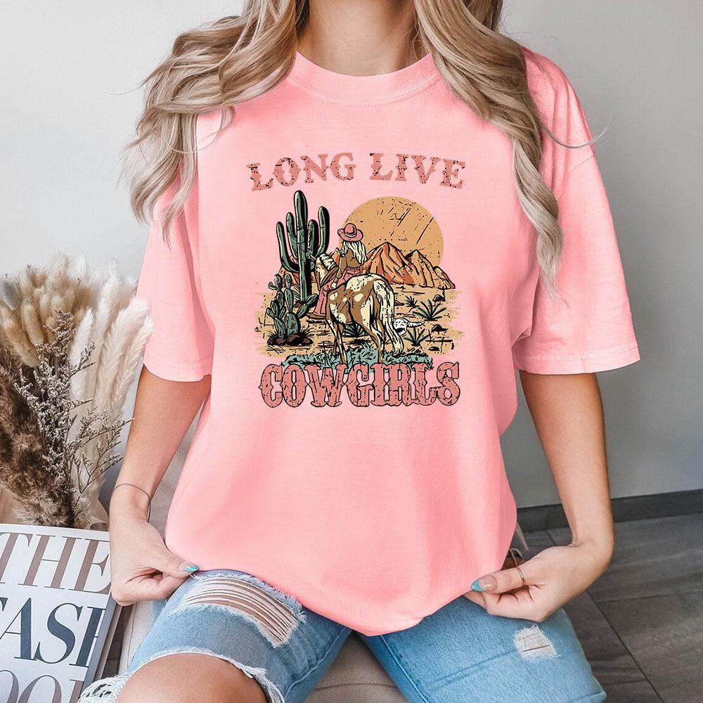 Letters Pattern Cotton T-Shirt Short Sleeve Round Neck Women 2d Print Tops