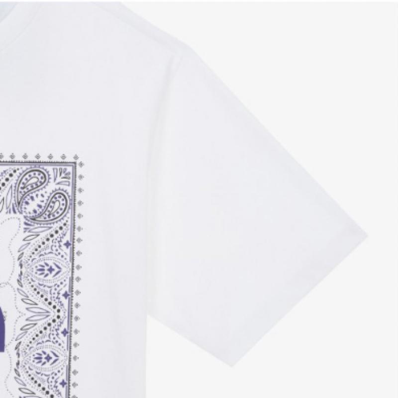 The NorTh Face Men S Bandana ShorT Sleeve T ShirT whiTe nT7ur13b
