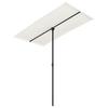 Garden Parasol On an Aluminum Pole, 180X130 Cm, Sand