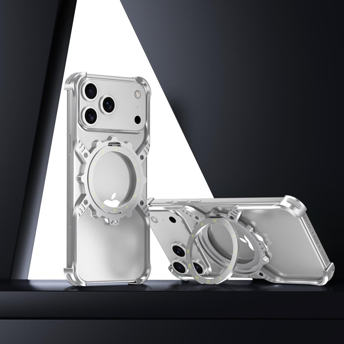 

Compatible with iPhone 17 Pro Max: Luminous X Case with Magnetic Bracket, Protective Cover for Apple 17 Series 17 Pro
