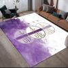 Újpest FC Flannel Pattern Square Carpet,Area Rug,Carpet Rug for Living Room Bedroom Sofa Playroom Decor,Non-slip Floor Mat