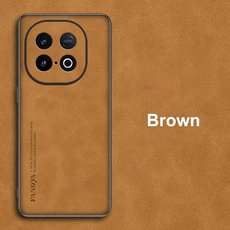 For iQOO Z10 Turbo Case Luxury PU Leather Phone Case For Vivo iQOO Z10 Turbo Pro 5G Back Cover Matte Silicone Full Protection