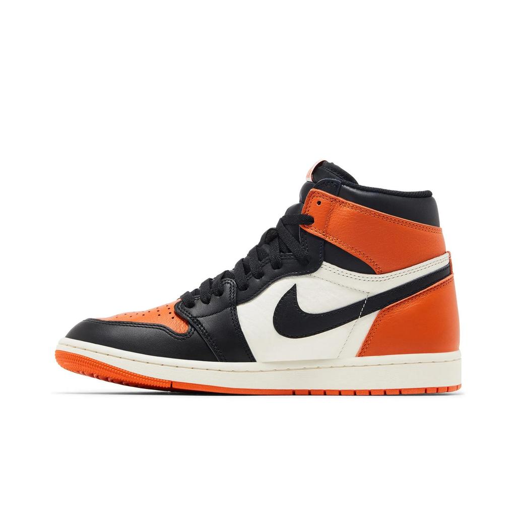 Air Jordan 1 Retro High OG 'Shattered Backboard' 2025 (Unisex) Black / Sail / Starfish Vintage Basketball Shoes DZ5485 008