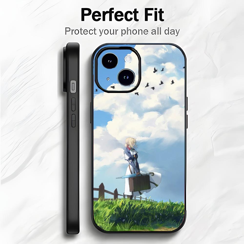 Hot Game V-Violet Evergarden Phone Case Phone Case Soft Packaging Lightweight For iPhone17 16 15 14 13ProMax