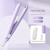 Electric Hair Curling Iron Mini Pink Corrugated Plate Compact Fast Heating Hair Styling Tool for Long Short Hair Travel Home