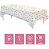Xigejob Slime Birthday Party Tablecloth Decorations for Kids, Disposable Colorful Splatter Splash Theme Pink Slime Party Supplies Tablecover, 3 Pack,