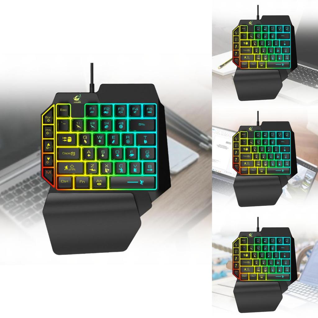 Rgb Gaming Keyboard Set With Macro Recording Features For Ultimate Gaming Performance