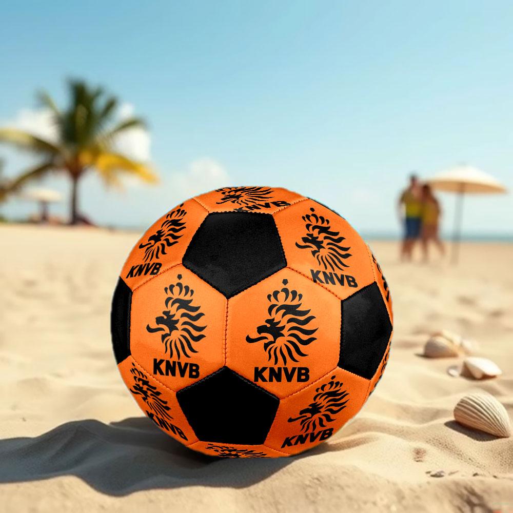 1pc KNVB Soccer Ball Size 5 Indoor Soccer Ball Fashion Colorful Backyard Game - Great For Sports Fans Gift HE66