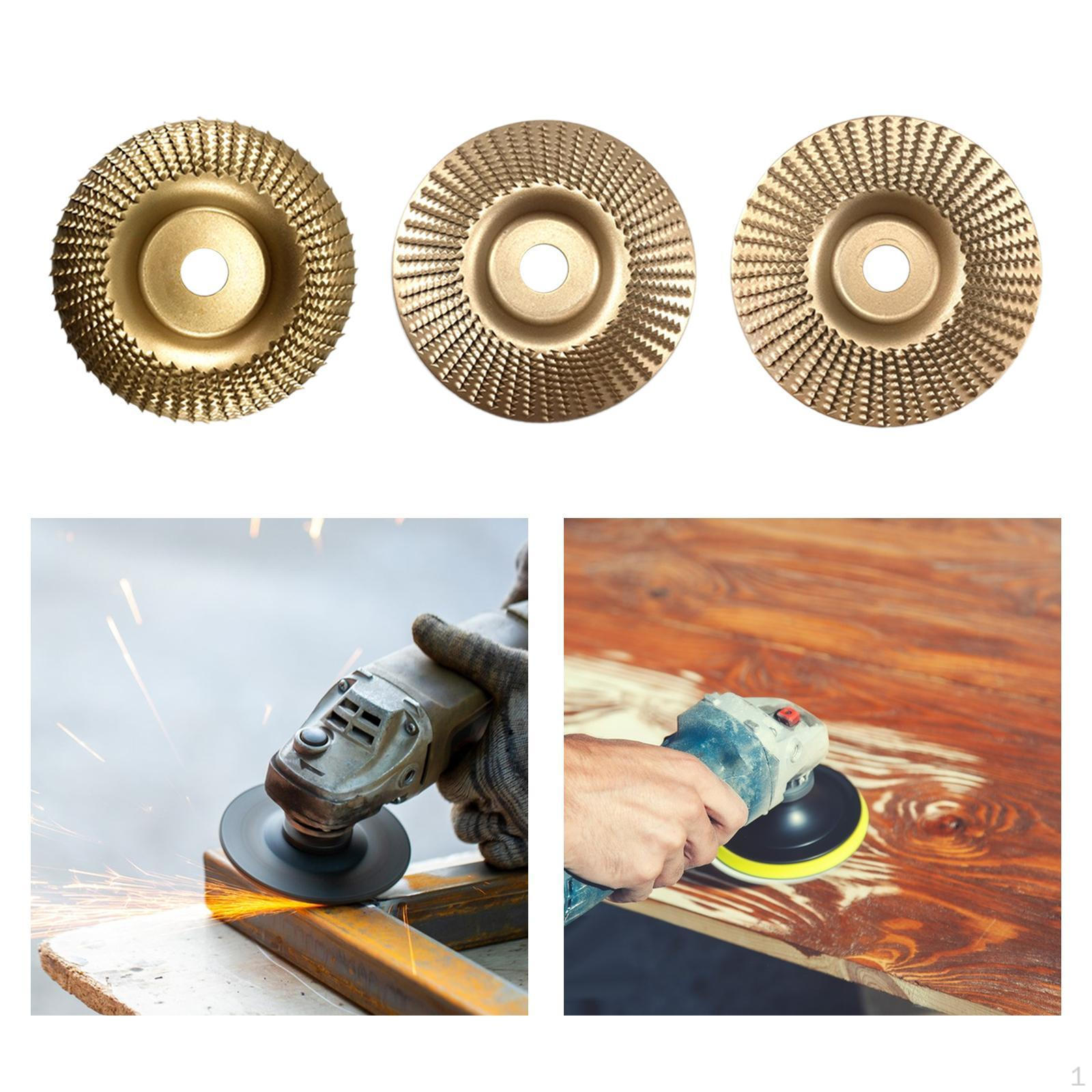 

3 шт. угловая шлифовальная машина, диск с плоской фаской, дуговой шлифовальный вращающийся инструмент, деревообработка, сделай сам, для пола Diameter 10cm