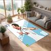 Harry Kane Printed Flannel Area Rug Non Slip Soft Polyester Floor Carpet Indoor Decor Mat for Bedroom Living Room Sofa