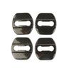 Stainless steel carbon fiber door lock cover trim buckle protection for KIA K5