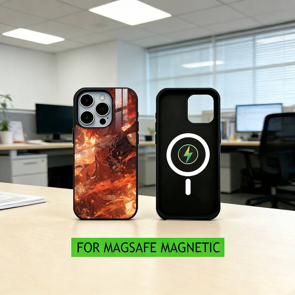 

FairyTai Natsu Dragon Slayer Phone Case For iPhone17,16,15,14,13,12,11 Plus,Pro Magnetic with Magsafe Wireless Charging iPhone11PRO