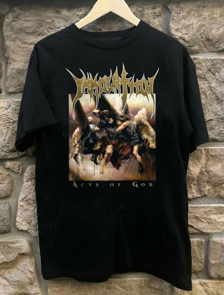 Футболка Immolation Band Acts Of God Унисекс Концертная S-5XL SG837 Унисекс Футболка XXXXL