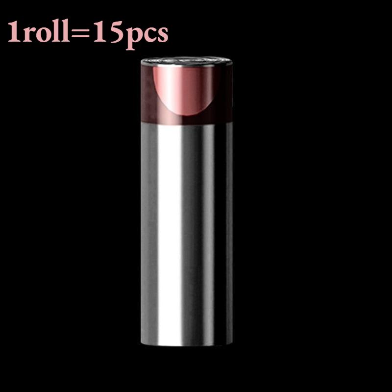 

1/5 Rolls Thick Black Leak-Proof Drawstring Trash Bags - Durable Vinyl Easy-Seal for Bathroom/Kitchen/Outdoor/Restaurant/Hotel