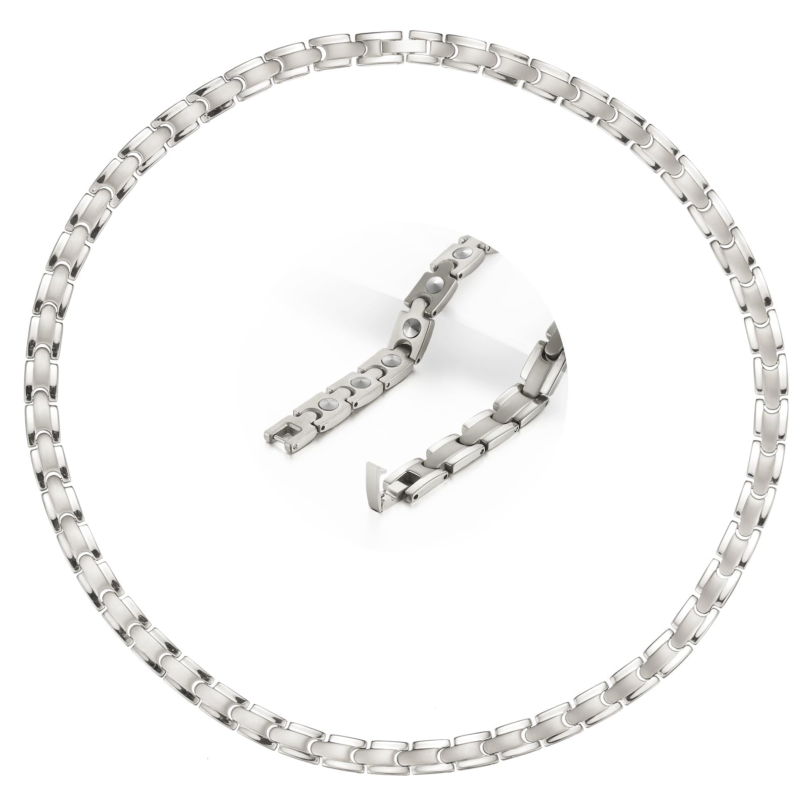 

Germanium Pure 50 Static Day Birthday Cool Gift Box [QIAOZILI] Necklace, Titanium, Granules, Germanium, Eliminator, Women s, Men s, 99.999% Pure, срібний
