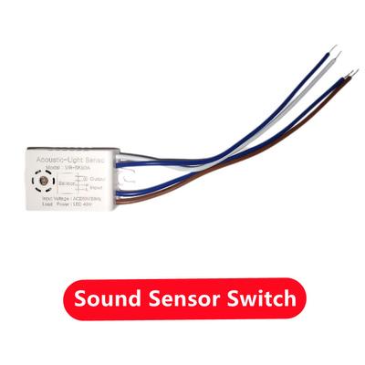 TxxCvv Home Improvement Smart Switches Module 220V Detector Sound Voice Sensor Intelligent Auto On Off Light Switch Accessories